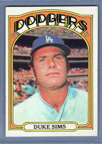 1972 Topps #63 Duke Sims EX-MT   GO464