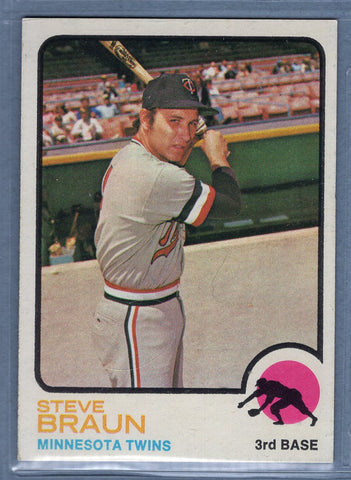 1973 Topps #16 Steve Braun  (a) EX-MT  GO669