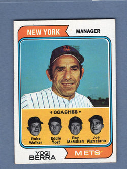 1974 Topps Baseball #179 Yogi Berra MRG NM-MT 002