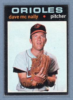 1971 Topps #320 Dave McNally (b) EX  GO950