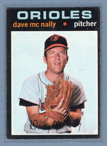 1971 Topps #320 Dave McNally (b) EX  GO950