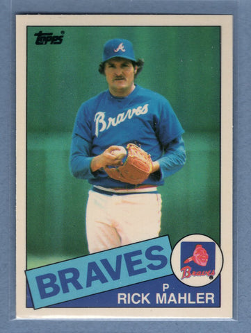 1985 Topps Tiffany #79 Rick Mahler NM