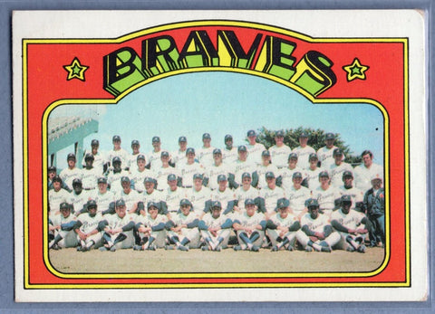 1972 Topps #21 Braves Team Ex-Nm
