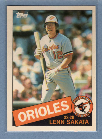 1985 Topps Tiffany #81 Lenn Sakata NM