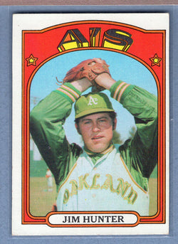 1972 Topps #330 Jim Hunter  EX   BL01