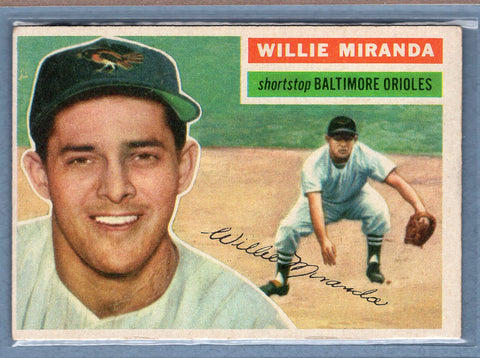 1956 Topps #103 Willie Miranda (GB) VG-EX   GO125