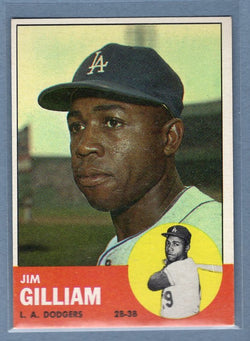 1963 Topps #80 Jim Gilliam NM      INVGO395