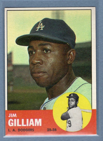 1963 Topps #80 Jim Gilliam NM      INVGO395