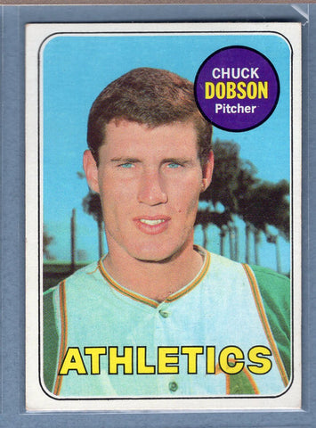 1969 Topps #397 Chuck Dobson  EX   GO501