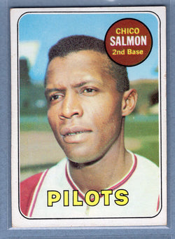 1969 Topps #62 Chico Salmon (a) EX  GO602