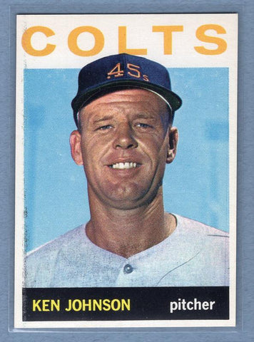 1964 Topps #158 Ken Johnson EX-MT  GO264
