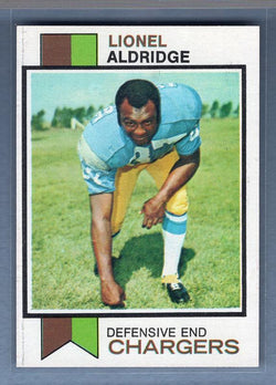 1973 Topps #174 Lionel Aldridge NM  High Grade Set Break