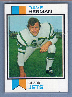 1973 Topps #126 Dave Herman EX-MT     GO375