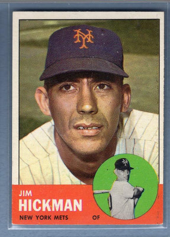 1963 Topps #107 Jim Hickman EX-MT    GO122