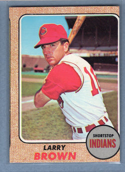 1968 Topps #197 Larry Brown VG-EX  GO507
