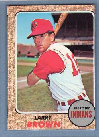 1968 Topps #197 Larry Brown VG-EX  GO507