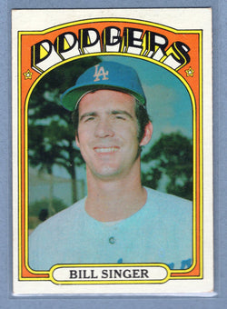 1972 Topps #25 Bill Singer Ex-Nm