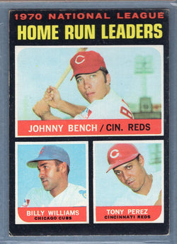 1971 Topps #66 N.L. HR Leaders (Bench)  EX  GO747