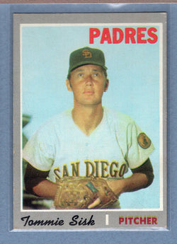 1970 Topps #374 Tommie Sisk  (c) EX-MT  GO750