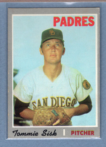 1970 Topps #374 Tommie Sisk  (c) EX-MT  GO750