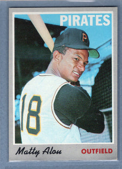 1970 Topps #30 Matty Alou  (a) EX  GO900