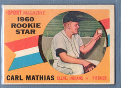 1960 Topps #139 Carl Mathias VG Set Break 1