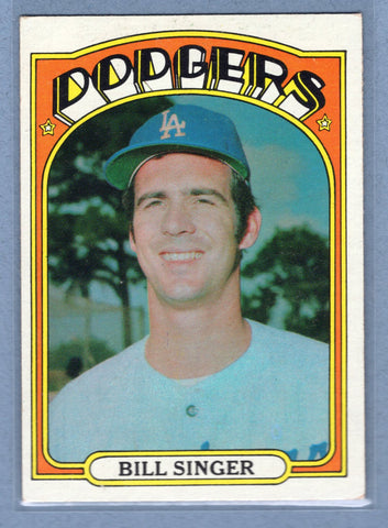 1972 Topps #25 Bill Singer Ex-Nm