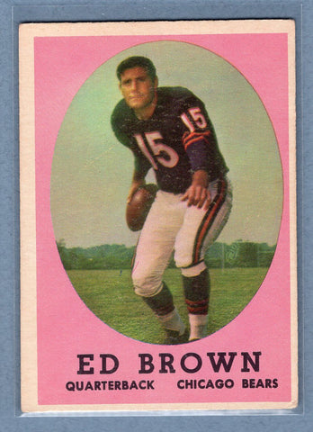 1958 Topps #123 Ed Brown VG-EX   GO36