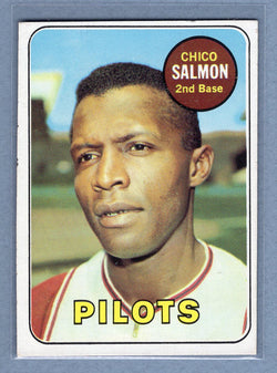 1969 Topps #62 Chico Salmon (c) EX-MT  GO602