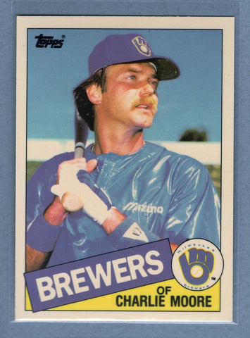 1985 Topps Tiffany #83 Charlie Moore NM
