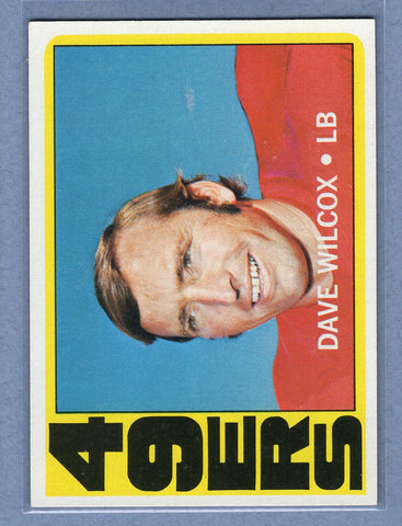 1972 Topps #69 Dave Wilcox (HOF) EX-MT  GO326