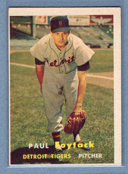 1957 Topps #77 Paul Foytack (a) VG-EX   GO260