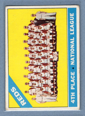 1966 Topps #59 Reds Team  G-VG  GO470