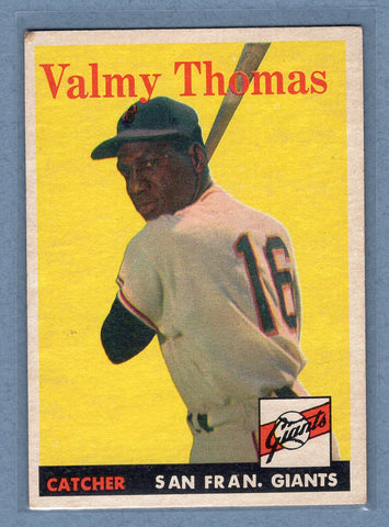 1958 Topps #86 Valmy Thomas  VG-EX  GO387