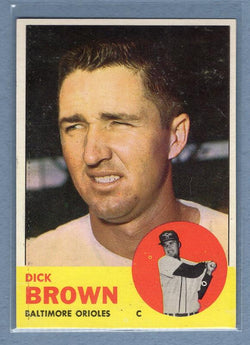 1963 Topps #112 Dick Brown NM    GO122