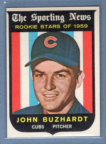 1959 Topps #118 John Buzhardt EX-MT High Grade Set Break B