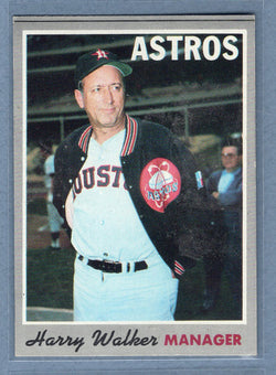 1970 Topps #32 Harry Walker   EX  GO900