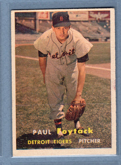 1957 Topps #77 Paul Foytack (b) VG-EX   GO260