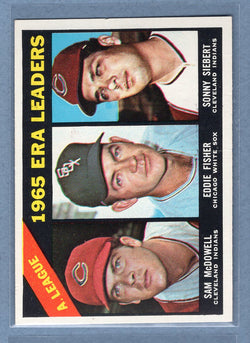 1966 Topps #222 A.L. ERA Leaders EX-MT  GO140