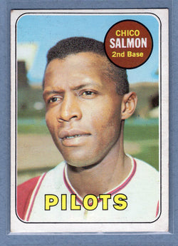 1969 Topps #62 Chico Salmon(b) EX  GO850