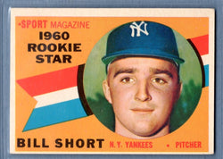 1960 Topps #142 Bill Short VG Set Break 1