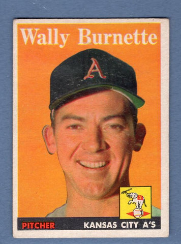 1958 Topps #69 Wally Burnette EX  GO495