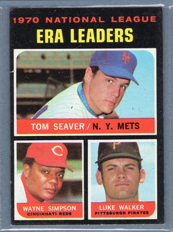 1971 Topps #68 N.L. ERA Leaders (Seaver)  EX-MT  SB1