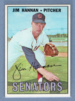 1967 Topps #291 Jim Hannan EX-MT  GO308