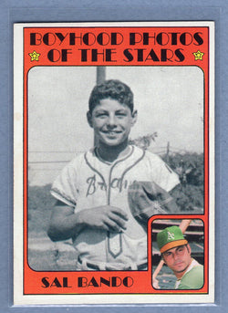 1972 Topps #348 Sal Bando KP  EX   BL01