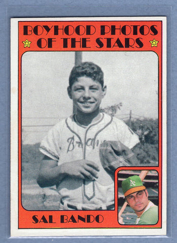 1972 Topps #348 Sal Bando KP  EX   BL01