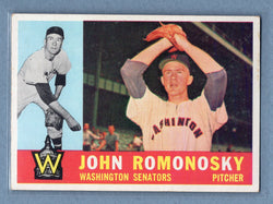 1960 Topps #87 John Romonosky EX  GO480