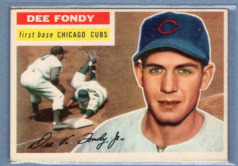 1956 Topps #112 Dee Fondy (GB) VG-EX   GO125