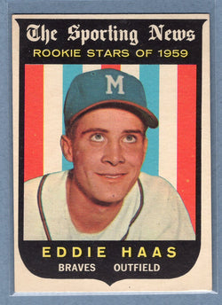 1959 Topps #126 Eddie Haas (a) EX   GO410