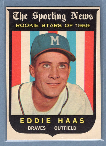 1959 Topps #126 Eddie Haas (a) EX   GO410